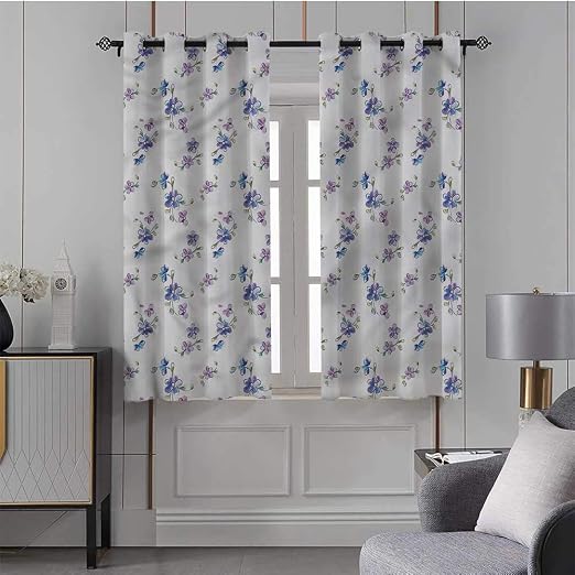 HouseLookHome Bedroom Curtains Garden,Window Treatment Blackout