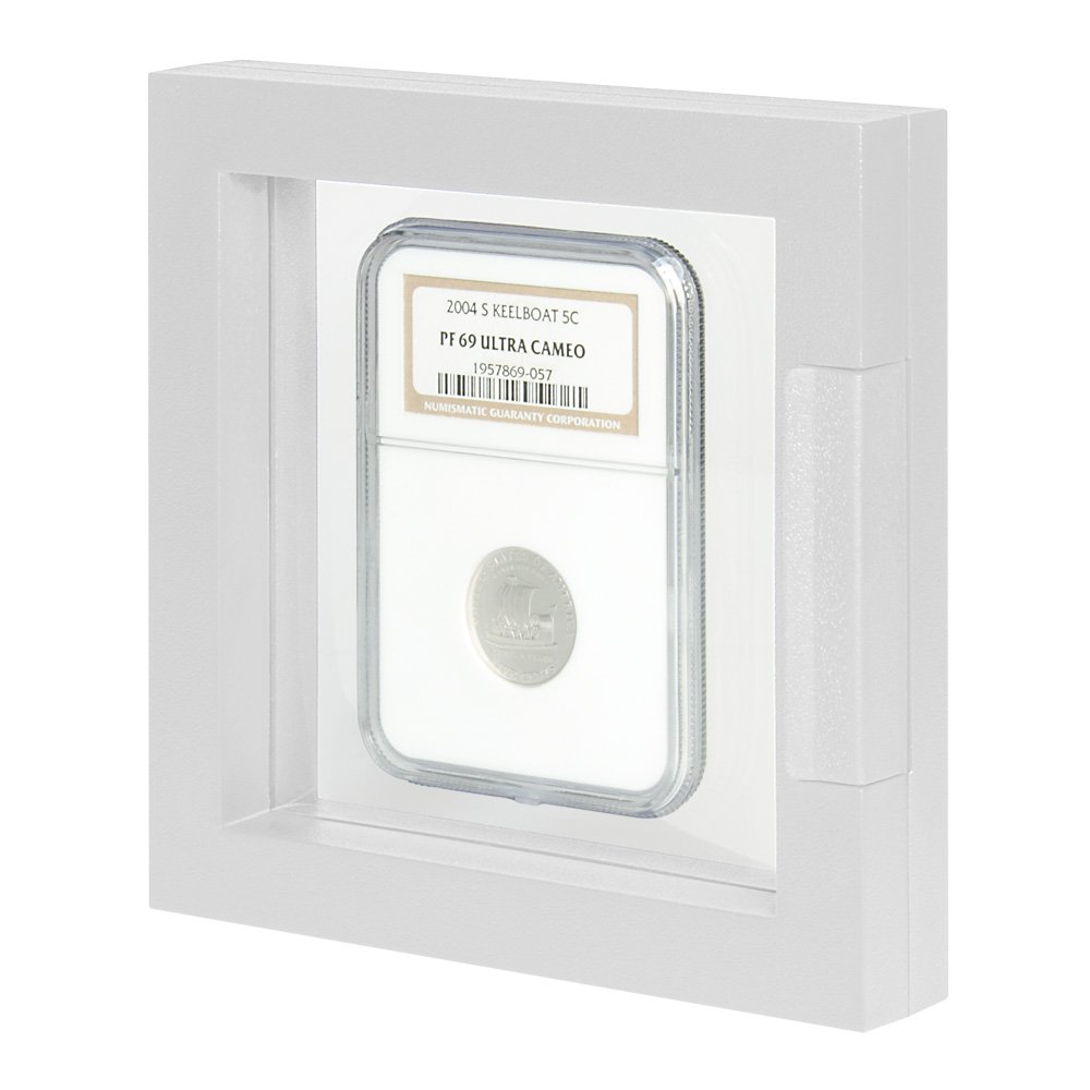 Lindner 4836-WS NIMBUS ECO, 100 x 100 x 25 mm (innen), weiß
