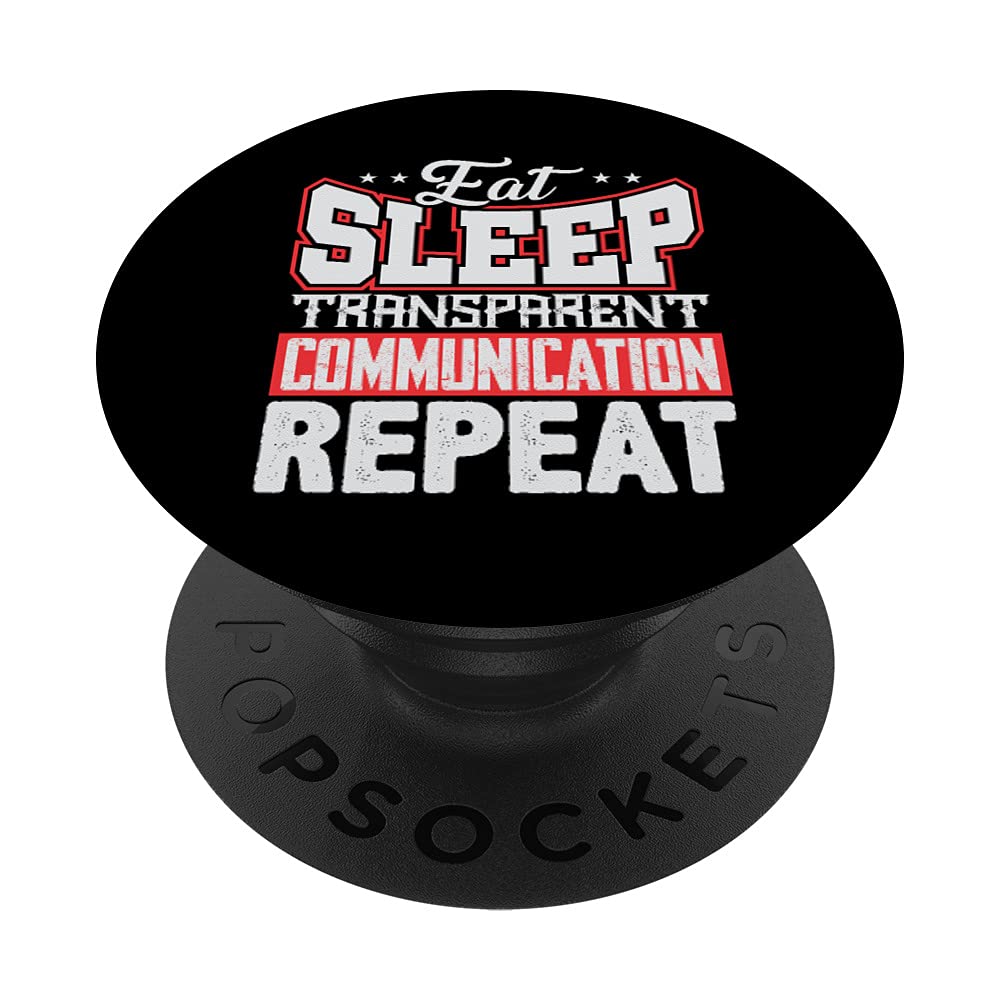 Communication Lean Agile Project Management Funny PM Coach PopSockets PopGrip: Swappable Grip for Phones & Tablets