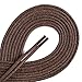 OrthoStep Waxed Dress Round Shoelaces - Extra Durable - Shoe and Boot Laces 2 Pair Pack - Made in the USA