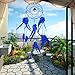 Buytra Dream Catcher Handmade Circular Net with Feathers for Wall Car Hanging Decoration Ornament Craft Gift (Blue)