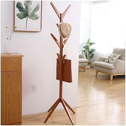 Amazon Com Shelfdq Simple Coat Rack Creative Tree Solid