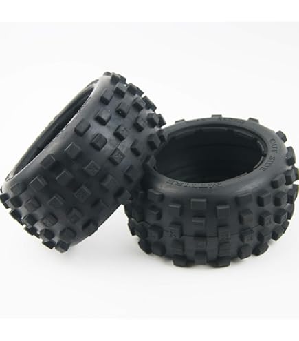 thumbnail image 2 of FLMLF All Terrain Tires For 1/5 Scale Baja 5B RC Cars - Rear Tire Skins For HPI Rovan Models 2 of 12