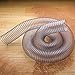 Clear Flexible Dust Collector Shop Vac Hose (10 Ft Long 4” Diameter) - PVC Dust Collection Clear Hose for Work Shop – Wire Reinforced Dust Collection Fittings, Air Filtration System Woodworking