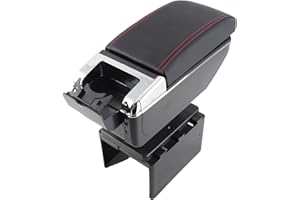 Universal Adjustable Car Center Console Armrest Storage Box with USB Interface