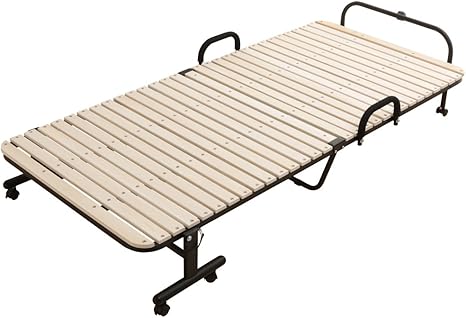 Amazon アイリスプラザ 折りたたみベッド 桐 すのこ 31枚 通気性 折りたたみ収納可 ナチュラル 幅98 奥行8 5 高さ44 5cm ベッドフレーム オンライン通販