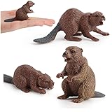 3PCS Safari Animal Figurines, Toy Animals for Kids