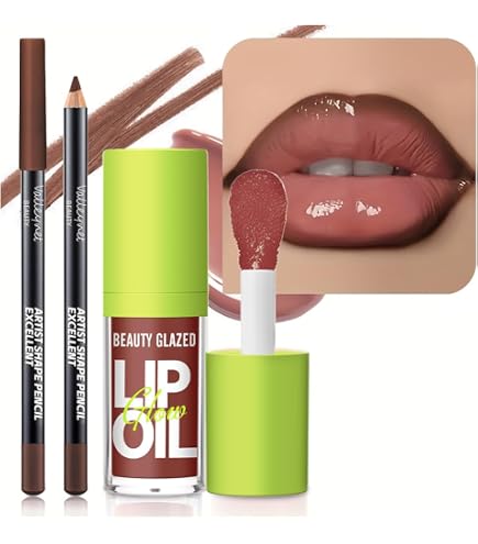 Amazon.com : HOSAILY 4 Colors Hydrating Lip Oil Plumping + Lip