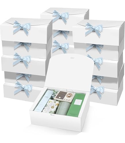 NEWSNOW Lot De 10 Boîtes Cadeaux De Qualité Supérieure, 22,9 X