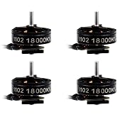 BETAFPV 4pcs 1102 18000KV 1S Brushless Motor for DIY FPV Micro Drone | Lightweight, with Plug-Play Connector Compatible with BT2.0 1S Battery for Micro Whoop Quadcopter like Meteor75