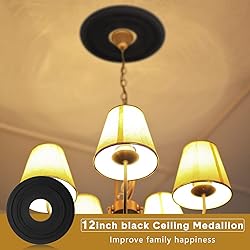 2 Pieces Lighting PU Ceiling Medallion Ceiling