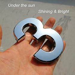 4 Inch Mailbox Numbers 3, Door Address Number