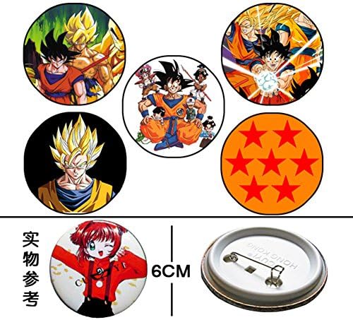 UUC Dragon Ball Anime Brooch Pin Badge 5pcs/set YH3080