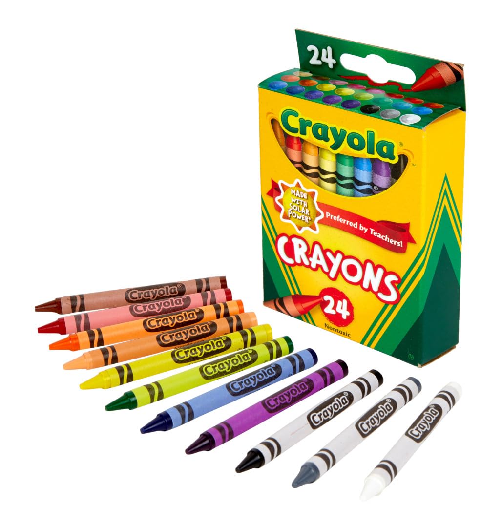 Crayola Art Supplies Set (80ct), Crayons, Markers & Colored Pencils, Coloring Supplies for Classrooms & Teachers, Gift for Kids [Amazon Exclusive]