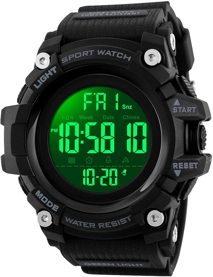 Men Digital Sport Watch Running Outdoor Casual Analogue 50M Waterproof
