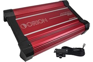 Orion HCCA3000.1DSPLX High Performance 3000W RMS Competition High Current Class-D Monoblock Amplifier - 1 Ohm Stable, Low Pas