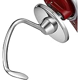 Gdrtwwh Stainless Steel Dough Hook Attachment for KitchenAid 4.5-5 Quart Tilt-Head Stand Mixer,Replacement Parts Bread Hook, 