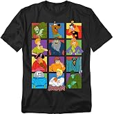 Popfunk Scooby-Doo Character Squares Unisex Adult T Shirt