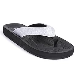 EQUICK Women's Flip Flops Arch Support Yago Mat