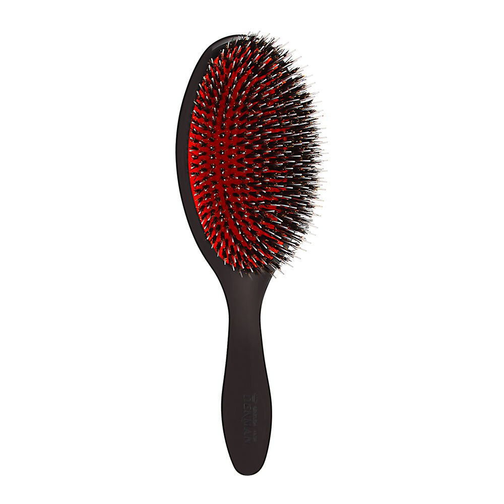 Denman D81L Large Hair Brush with Soft Nylon Quill Boar Bristles