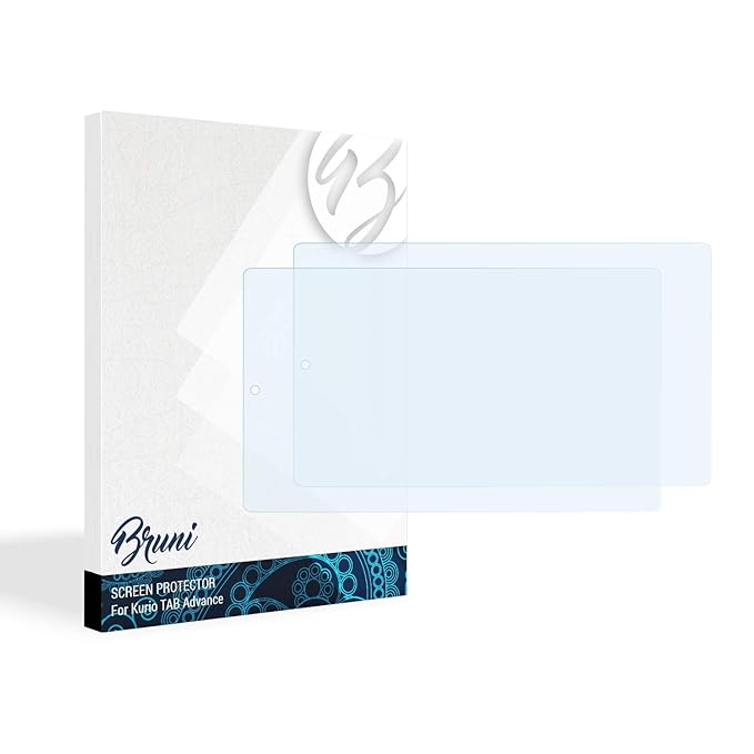 Bruni Schutzfolie für Kurio TAB Advance Folie, glasklare Displayschutzfolie (2X)