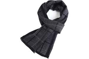 FULLRON Men Winter Scarf Soft Warm Long Cashmere Feel Scarves