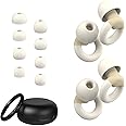 JUSTRVN Ear Plugs for Sleeping, 2 Pairs of Reusable Earplugs for Noise Reduction 25dB-30dB with 8 Ear Tips, Soft Hearing Protection Ear Plugs for Concert,Noise Sensitivity, Study & Work