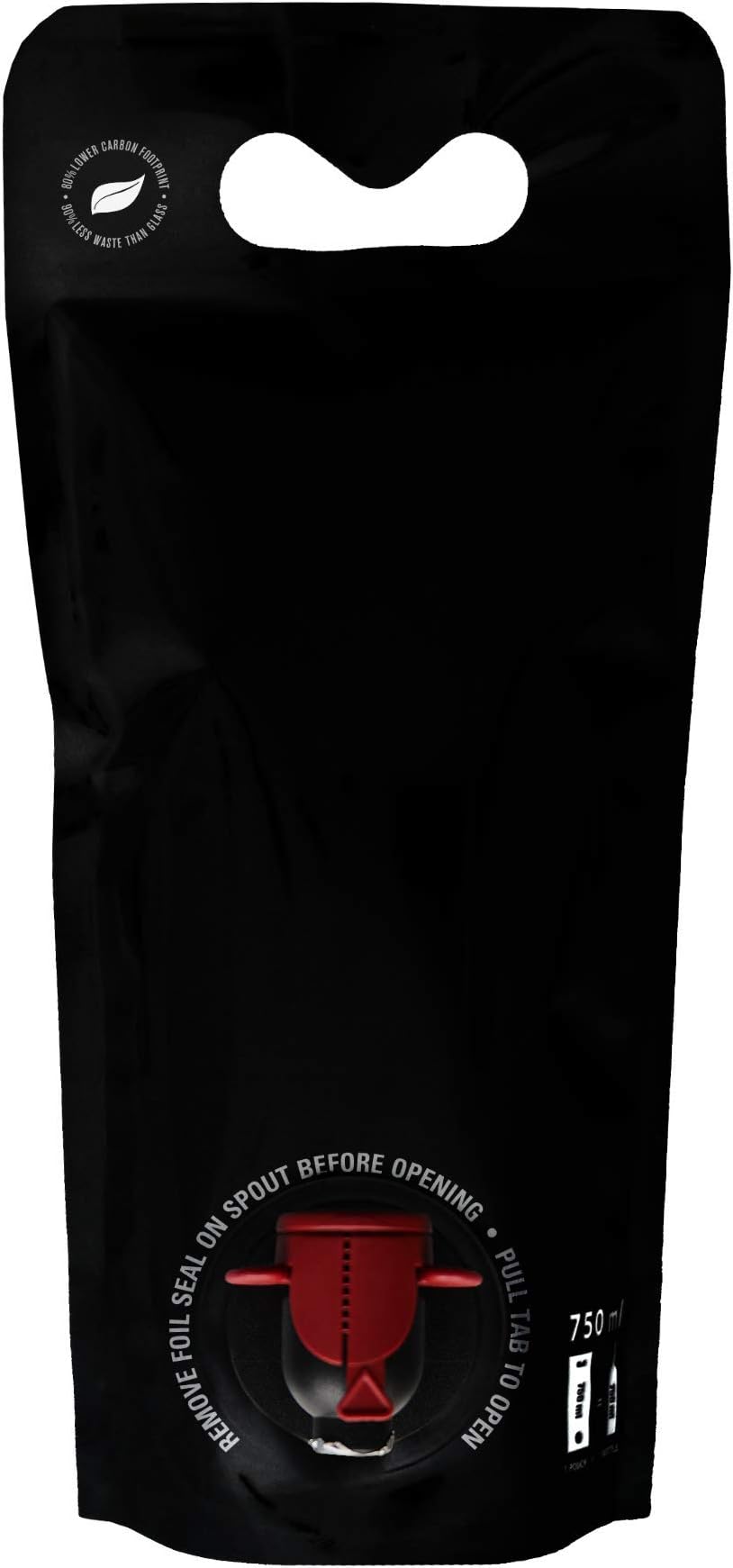 750mL Black Pouch Wine Storage and Dispense Starter Kit - Everything You Need to Easily Bottle and Store Your Wines in Convenient and Easy to Carry Pouches (30 pack with Filling Stand)