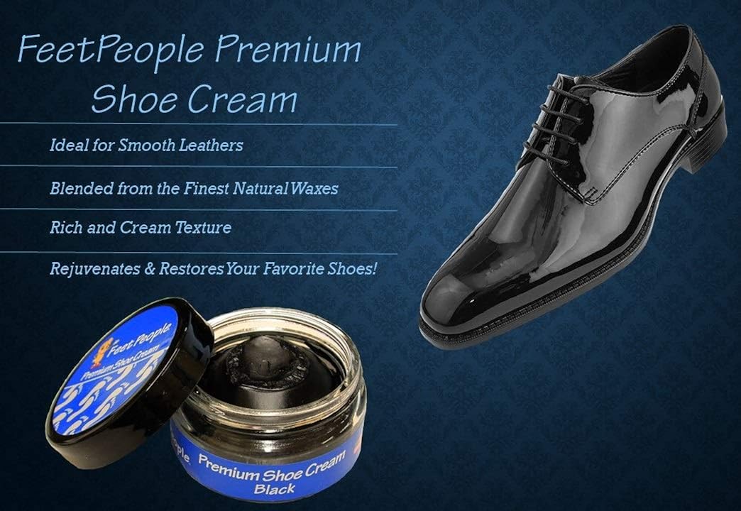 FeetPeople Premium Shoe Cream 1.5 oz, Navy: Shoes