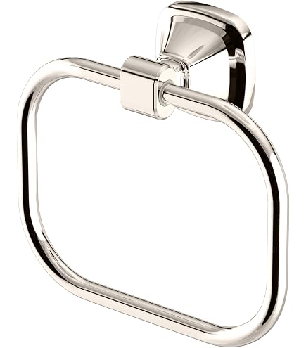 Signature Hardware 7-1/2" Wall Mount Towel Ring – Oil Rubbed Bronze, Modern Style