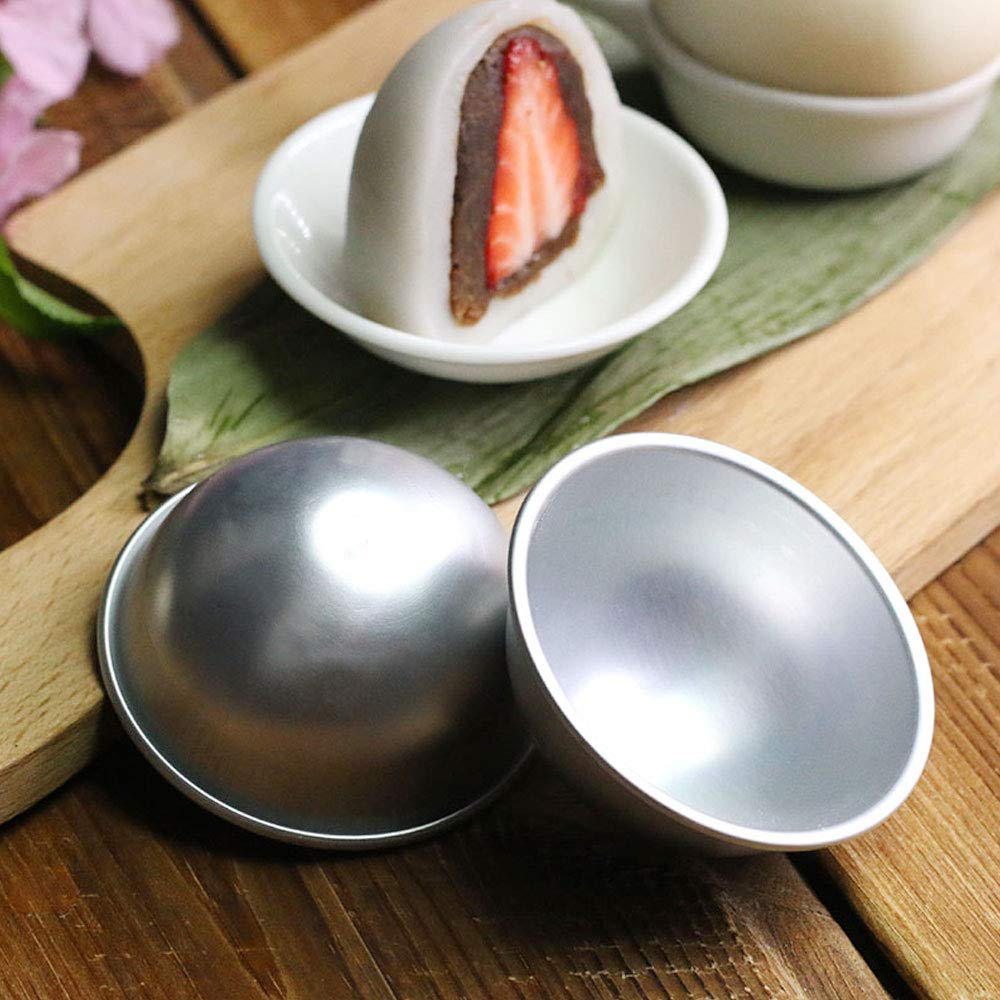 Bath Bomb Mold Set 30 Pieces DIY, Craft Projects, 3 Size Bath Bombs(1.8 inch, 2.2 inch, 2.4 inch), Poualss