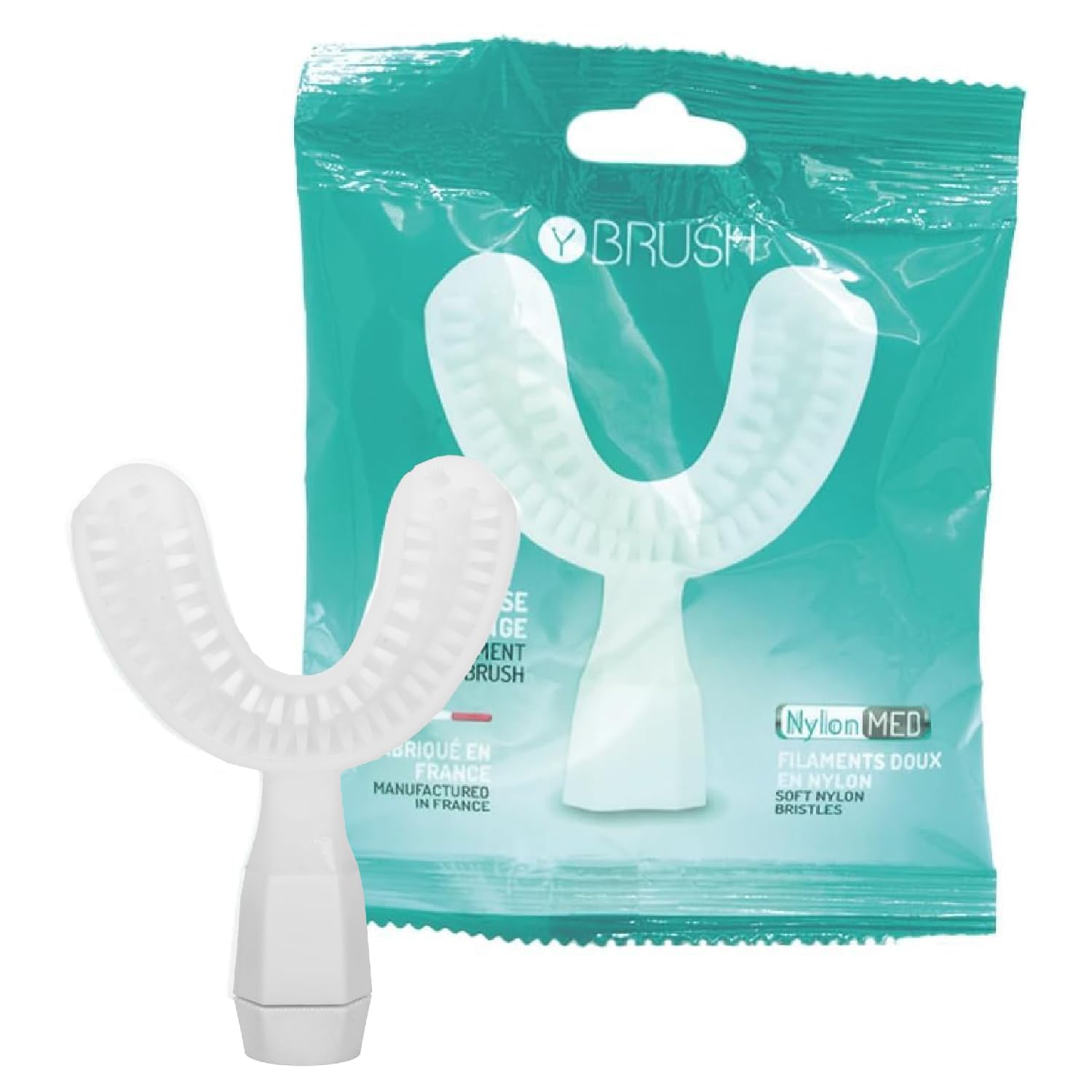 Photo 1 of 2024 Compatible with Philips® Sonicare® Models - Y-Brush Replacement Brush Head - Flexible - One-Stroke Technology - Renewable Every 4 Months - Adults