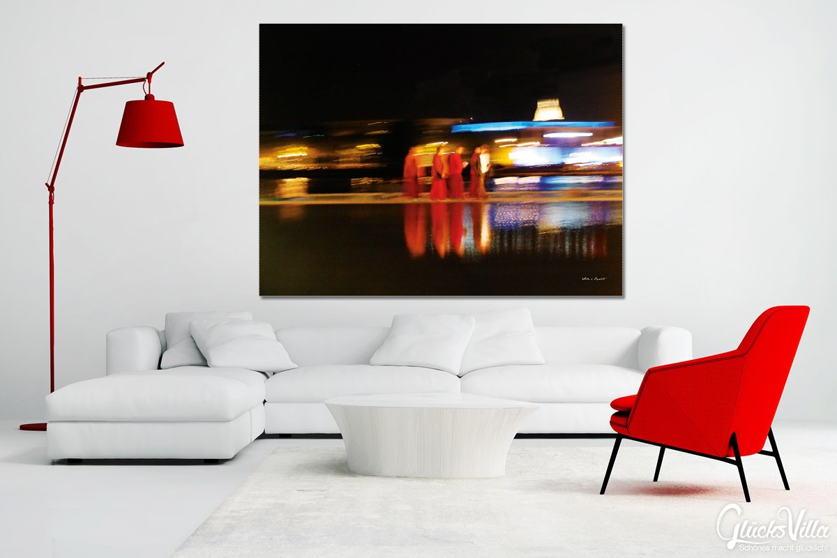 XXL Bild/Wandbild Glücksvilla Mönche am See 1 Digital-Druck auf