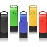USB Flash Drive 64 GB USB 3.0 Stick 5-Pack,KOOTION USB Stick Multi-Coloured Thumb Drive 64 GB for Data Storage Jump Drive,Mem