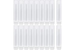 Nydotd 18 Pack Travel Size Plastic Squeeze Bottles for Liquids, 50ml/1.7oz TSA Approved Travel Bottles Makeup Toiletry Cosmetic Containers Leak-Proof Travel Containers with Flip Caps Refillable (50ml)