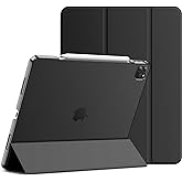 JETech Case for iPad Pro 12.9-Inch (6th/5th Generation, 2022/2021 Model), Slim Stand Hard Back Shell Smart Cover with Auto Wake/Sleep (Black)
