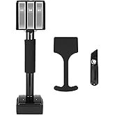 QWORK Carpet Knee Kicker 16.5 Inch, Light-Duty Grip Tool, Used for Low-Pile and Flat Carpets, Carpet Installation Knee Kicker and Carpet Plastic Board