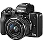 Canon EOS M50 Mirrorless Vlogging Camera Kit with EF-M 15-45mm Lens, Black