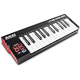 Akai Professional LPK25 Wireless | Bluetooth-Enabled 25-Key Velocity Sensitive Mini MIDI Keyboard for Production and Performa