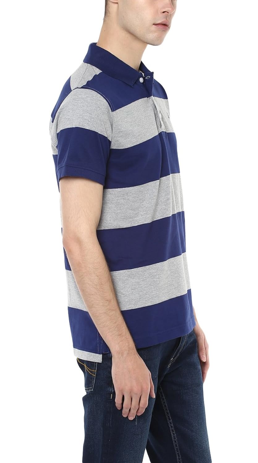 american crew men's cotton polo t-shirt (ac089_blue)