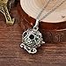 HOUSWEETY Aromatherapy Essential Oil Diffuser Necklace - Locket Pendant,6 Refill Pads