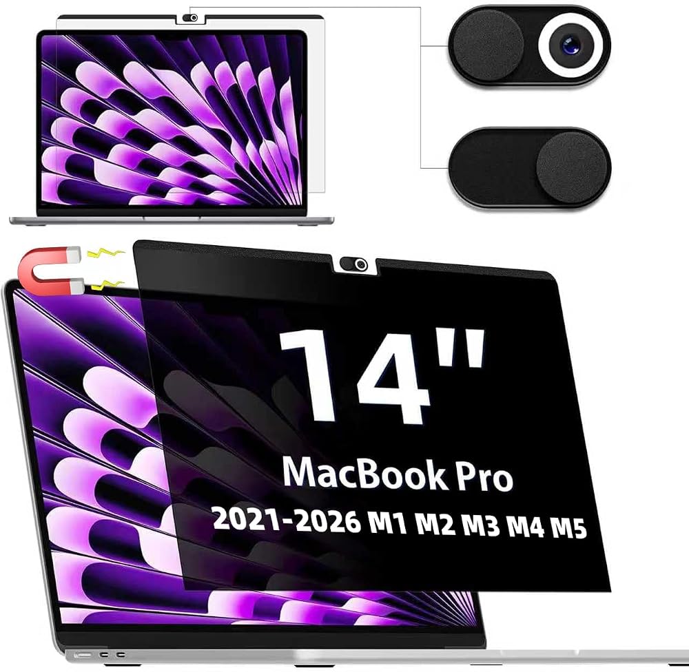 IPROKKO Magnetic Privacy Screen for 14 Inch MacBook Pro Privacy Filter
