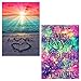 UPINS 2 Pack 5D DIY Diamond Painting by Number Kits(12X16inch/30X40CM)