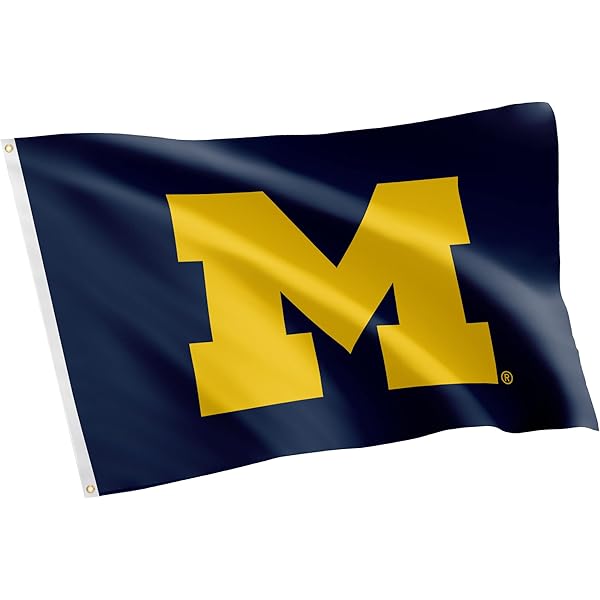 U Of M Garden Flag University Of Michigan Wolverines UM House Flag Michigan Garden Flag - Foto 9