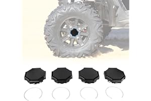 Chelhead RZR Wheel Center Caps 4PCS Rim Hub Caps Cover Compatible with Polaris RZR 900 1000 XP 4#1522216-655