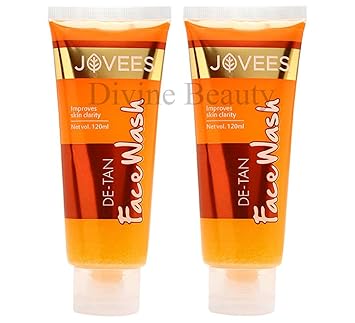 240 ml : Jovees Herbal De-Tan Face Wash Helps Removing Tanning & Dark Spots from the Skin