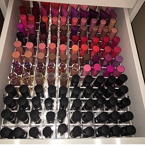 Acrylic Lipstick Drawer Organizer For The Ikea Alex Holds 130 Lip