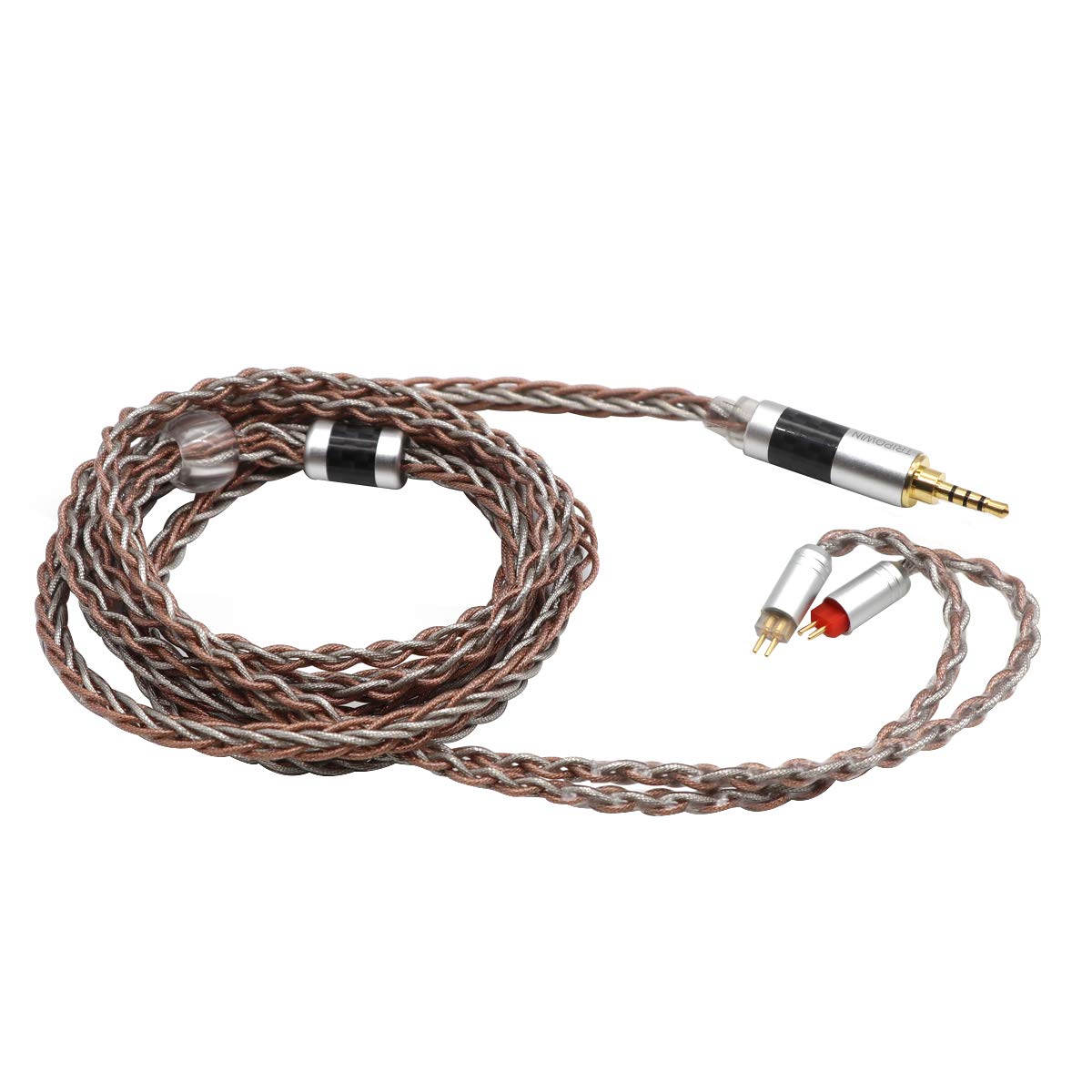 Tripowin C8 8 Core Silver Copper Foil Braided Earphone Replacement Upgrade Cable Ebay