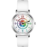 Kchss Childrens Watches, Kids Learning Watch, Dart-Board Children's Toddler Learning Time and Easy to Read Time, Analog Watch for Boys and Girls Ages 3~11