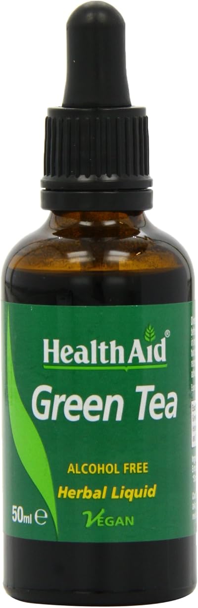 HealthAid Green Tea 50ml Liquid Extract - Natural Herbal Supplement